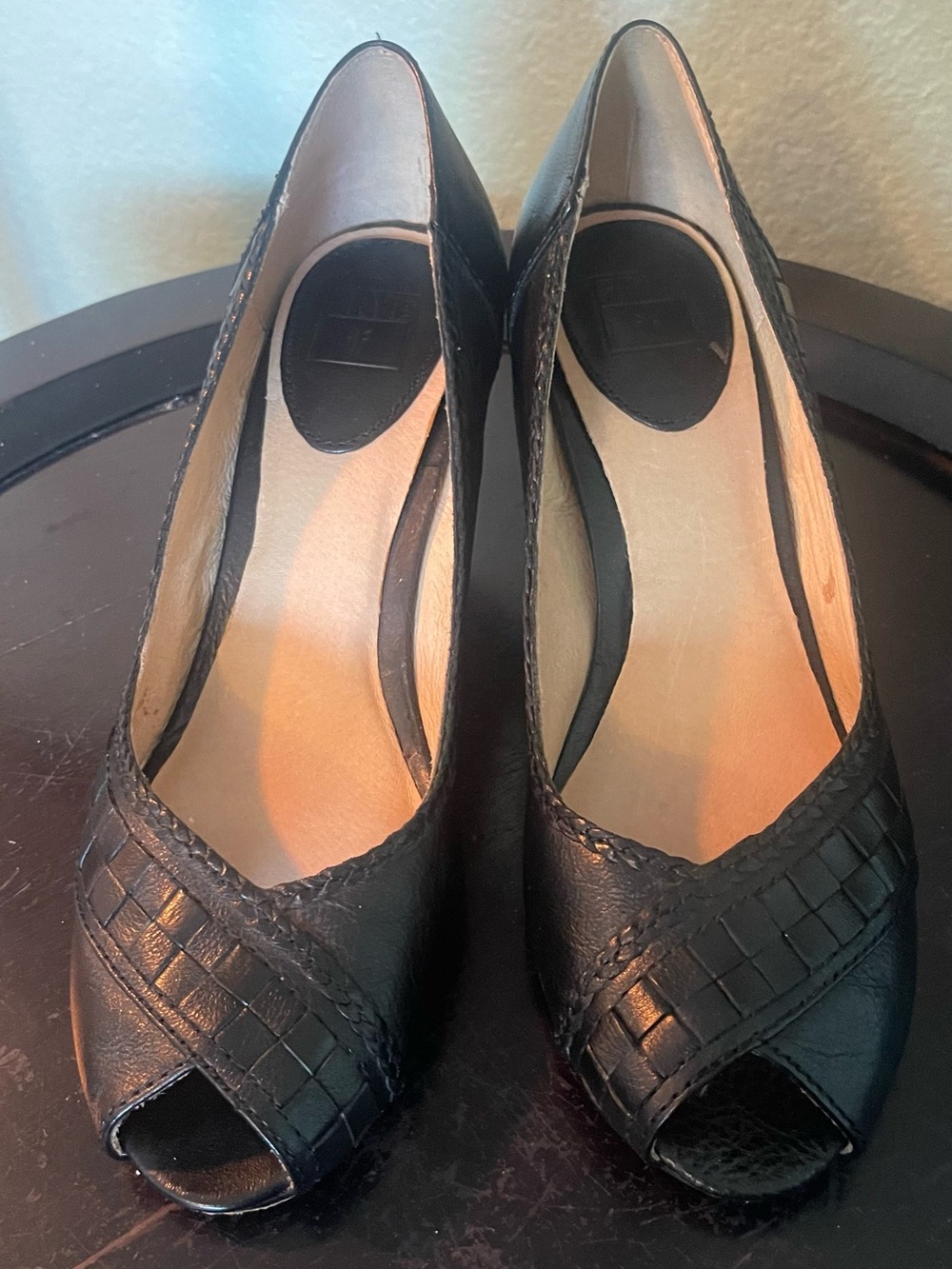 Frye Maya Peep-Toe leather Women's Pumps